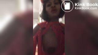 Filthy ebony piss puke shit cam girl dog talk, ScatKings.com Scat Porn 12 ScatKings.com Scat Porn