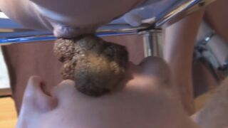 Mistress clogs slave’s mouth with soft shit, ScatKings.com Scat Porn 9 ScatKings.com Scat Porn